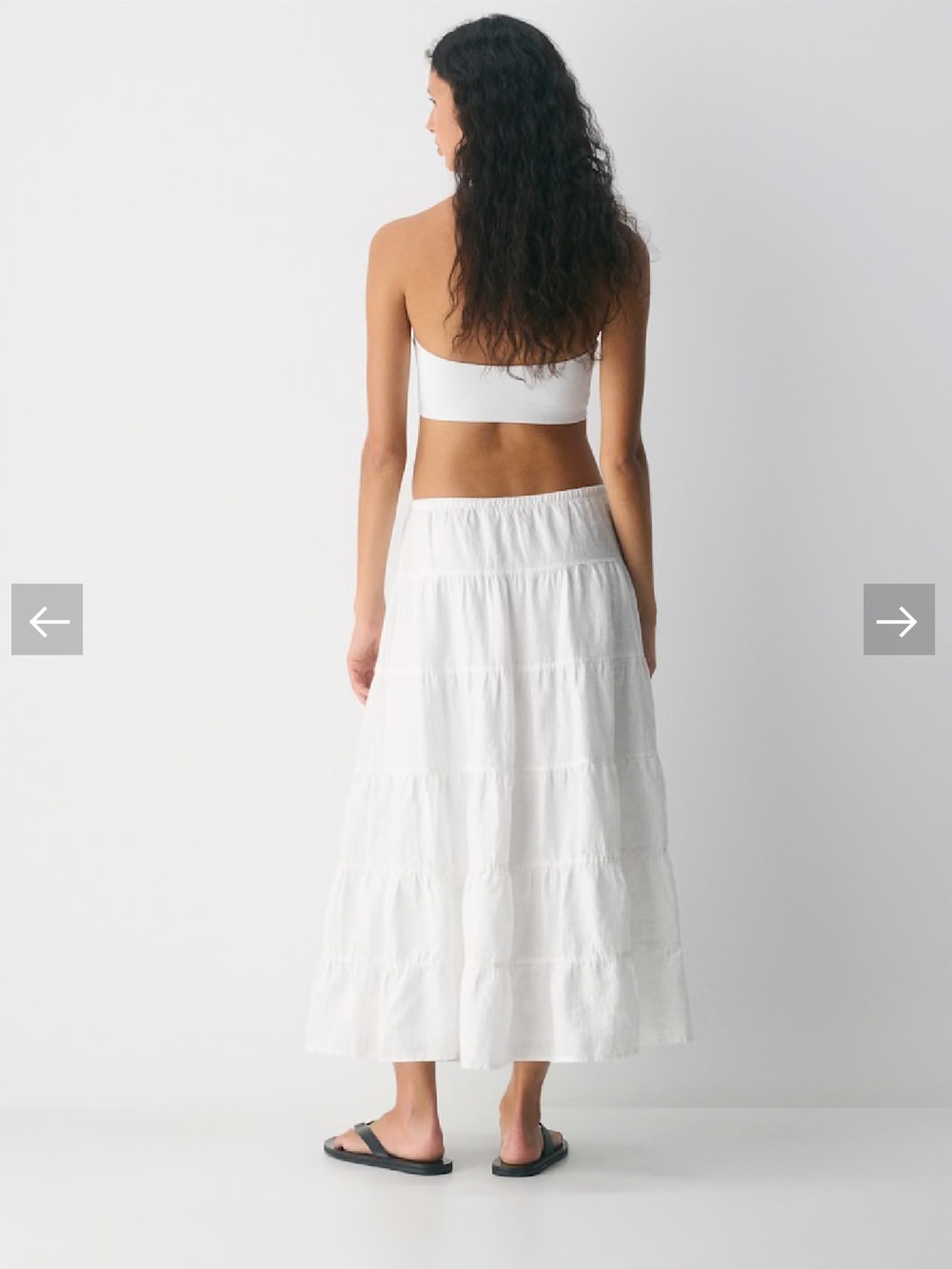 Aritzia Wilfred Bouquet Linen Skirt - Picture 2 of 2